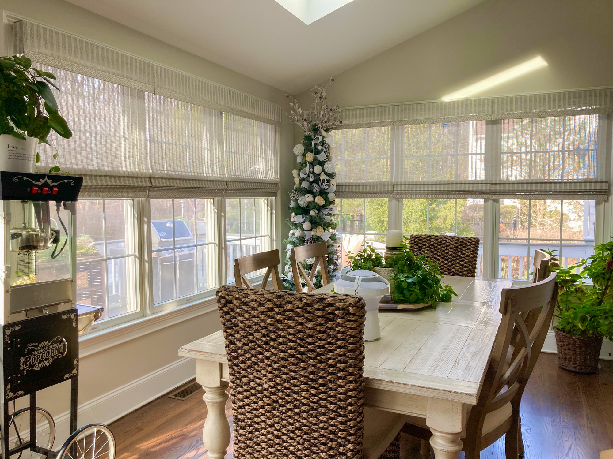 Transitional Drapes and Holiday Fun