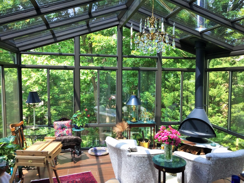This is an example of a modern sunroom in DC Metro.