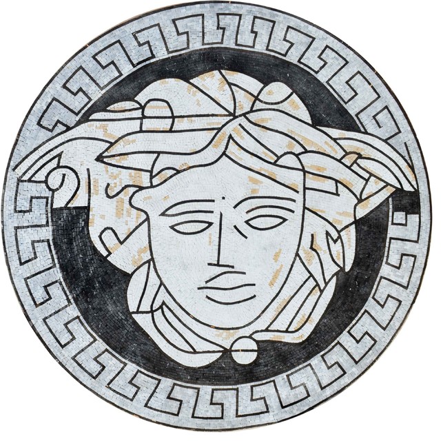 Versace |||, Marble Mosaic Medallion, 36