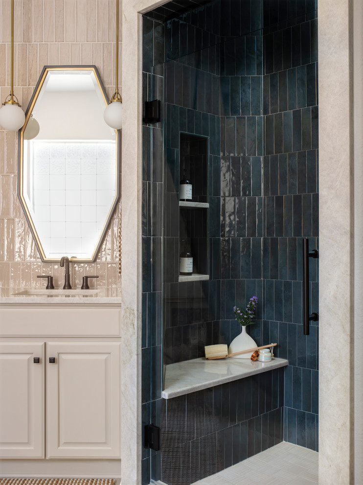 Bathroom - transitional bathroom idea in Denver