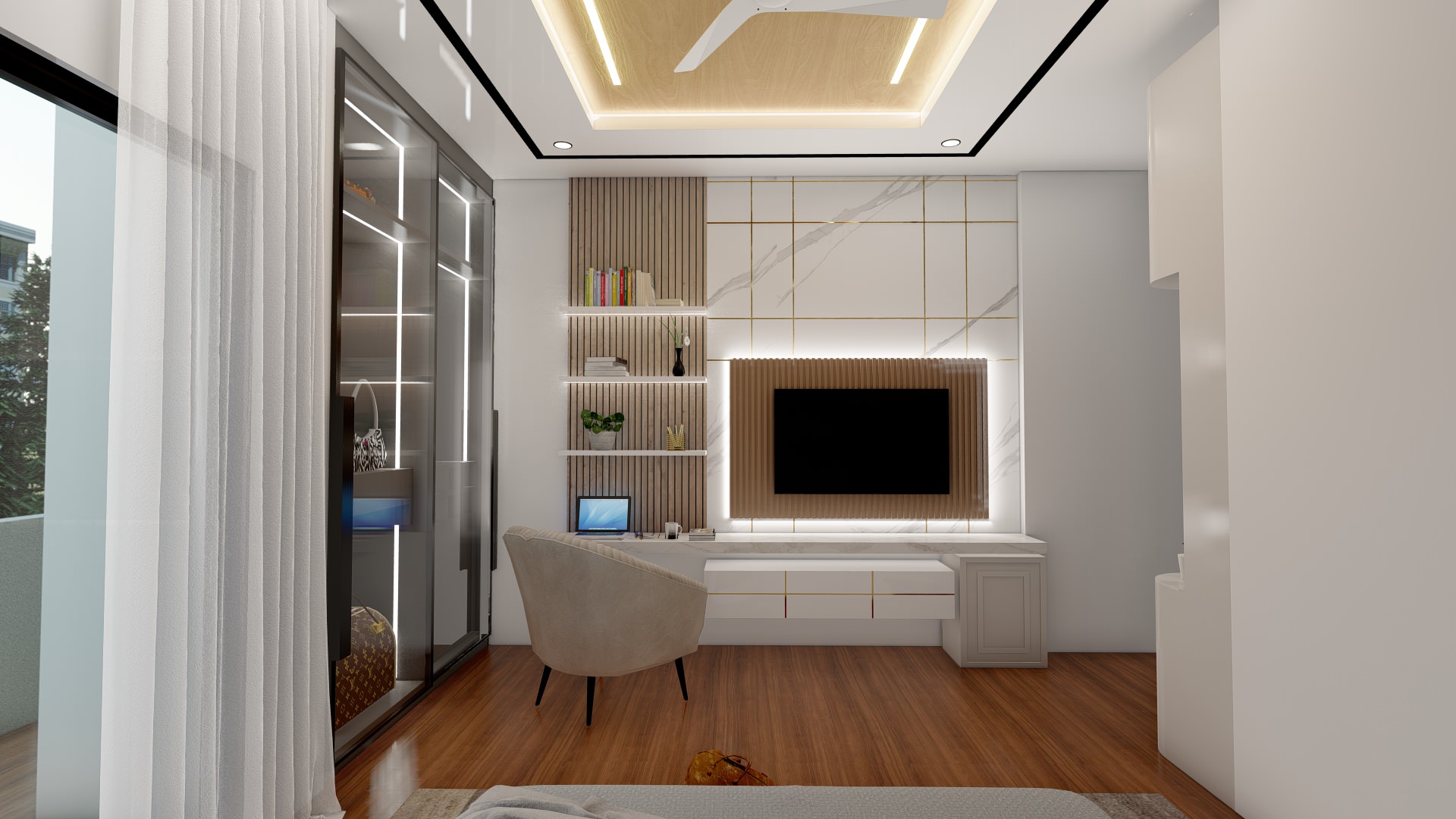 Modern Master Bedroom Remodel in Whitechapel