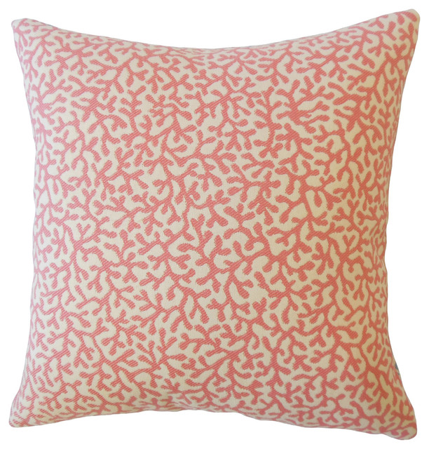 coral decorative pillows