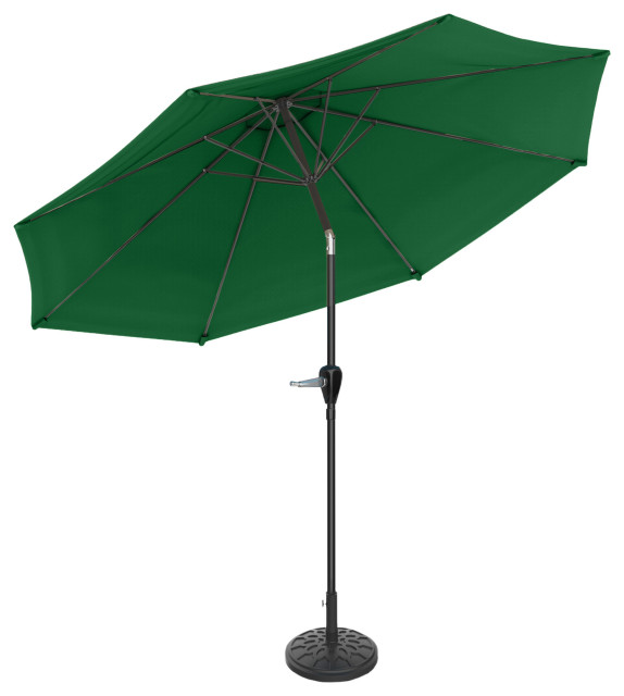 Pure Garden 10' Patio Umbrella Contemporary Outdoor Umbrellas by