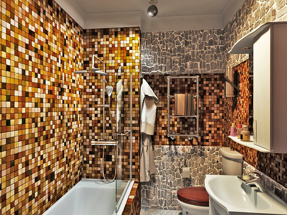 3D визуализация ванной комнаты