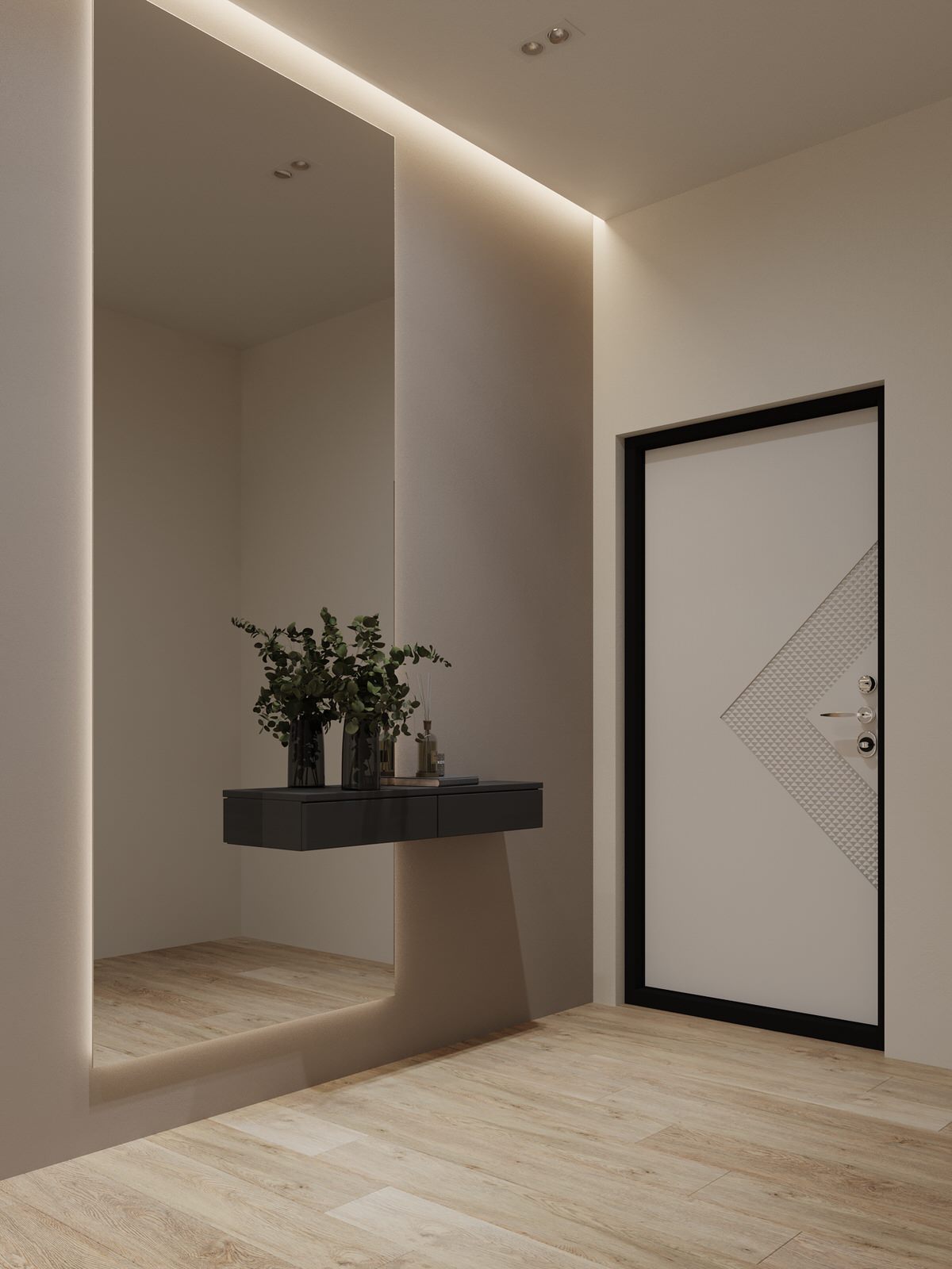 Проект 2х уровневой квартиры