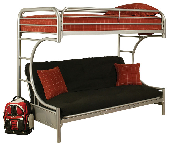 Cabot Twin XL over Queen Futon Bunk Bed Transitional Bunk Beds by