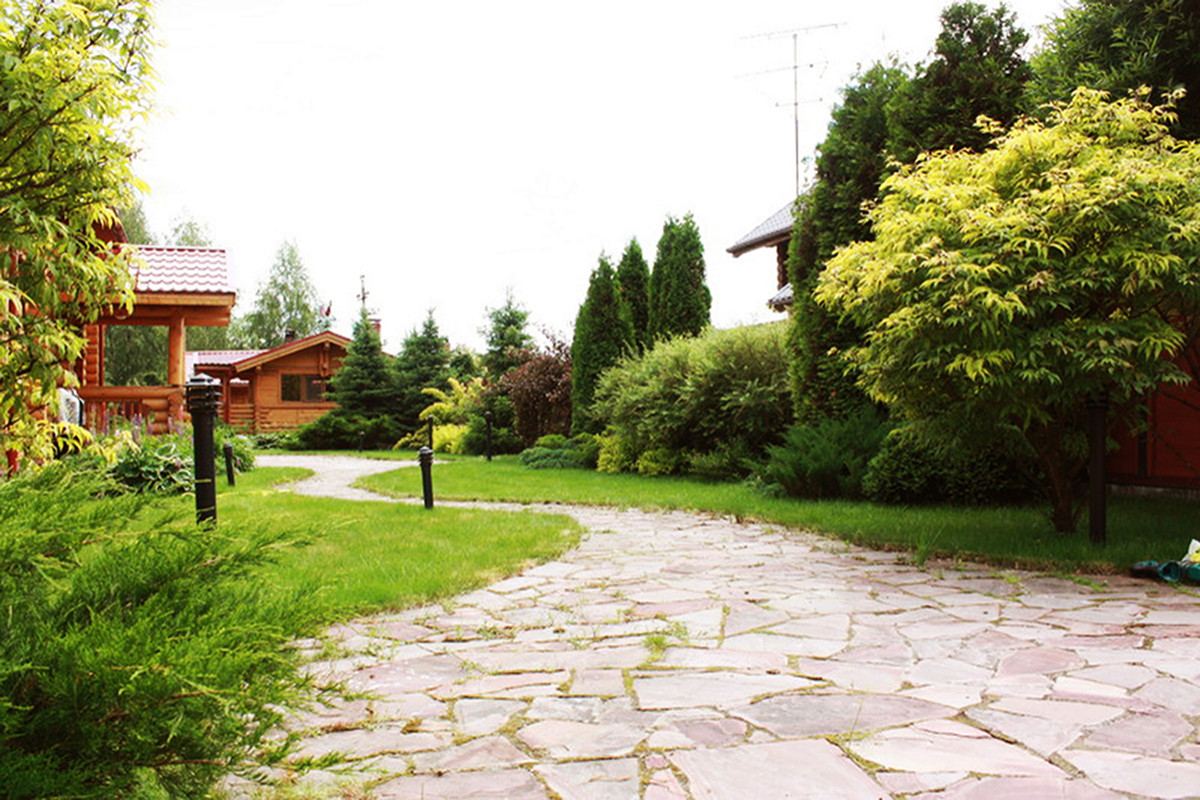 Фото сада на дачном участке в стиле Кантри (Завидово)