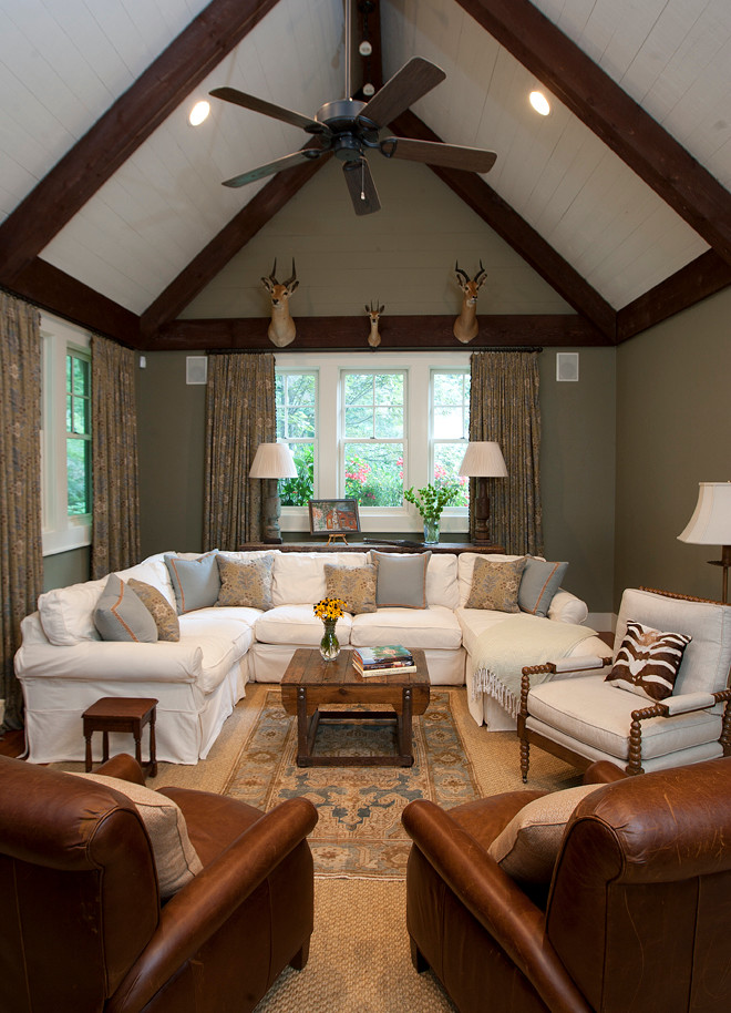 This is an example of a traditional family room in Charleston.