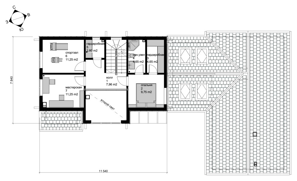 Каркасный дом в Огоньково