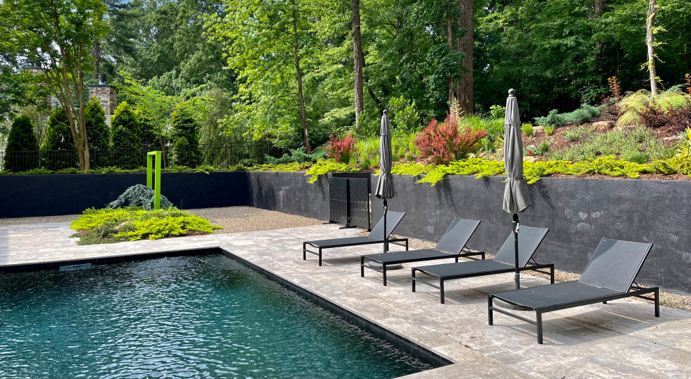 Pool terrace - Contemporary - Pool - Charlotte - by Jay Sifford Garden ...