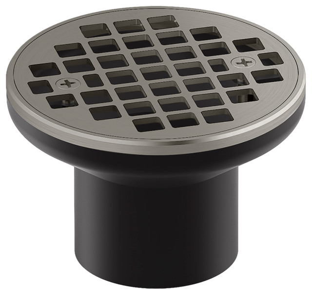 Kohler K22666 Clearflo Round Brass Tilein Shower Drain (Drain Tub