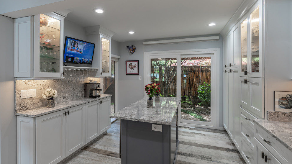 Transitional kitchen photo in Boston