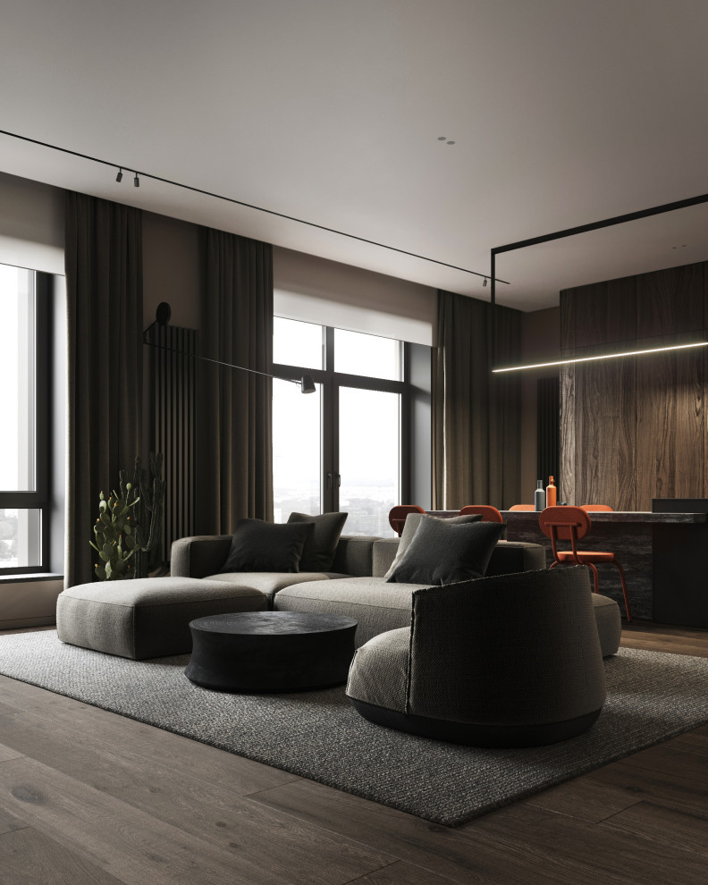 Flat in natural colours | Квартира в природных оттенках