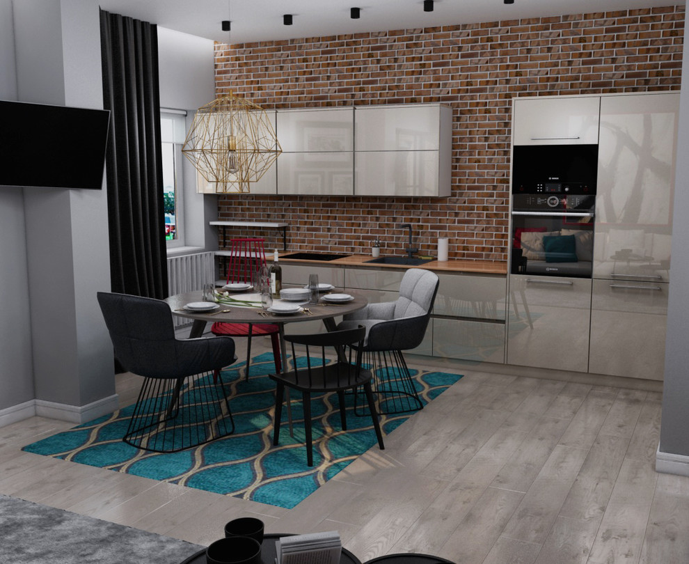 Проект студии по адресу Мусина 9кв 38