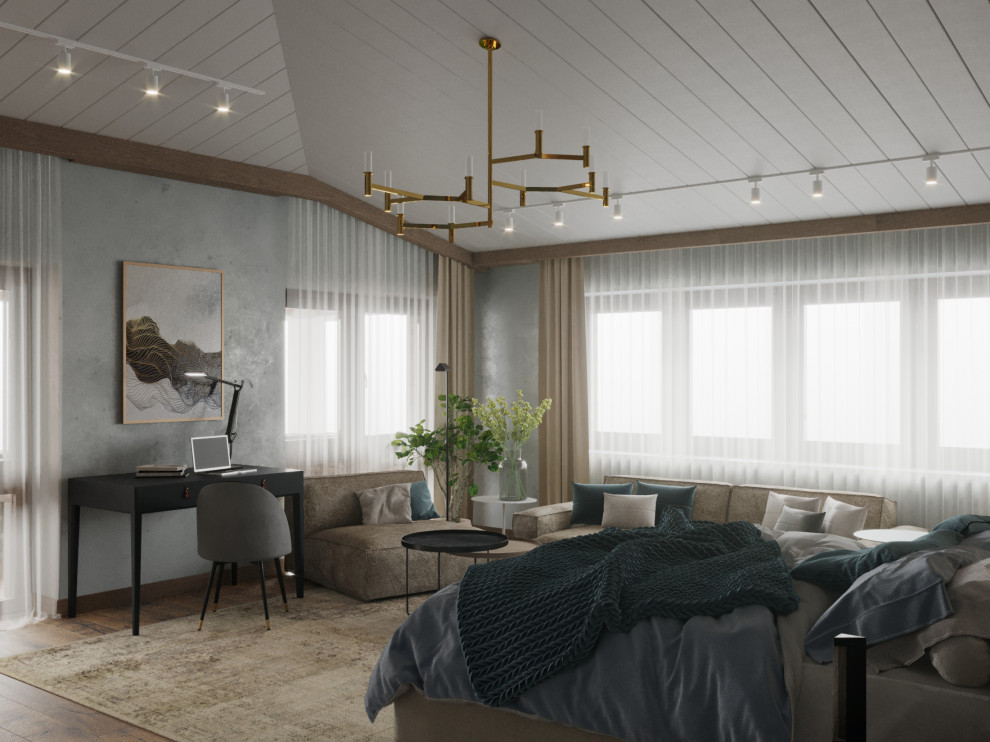 Дизайн проект интерьера загородного дома 850 м2