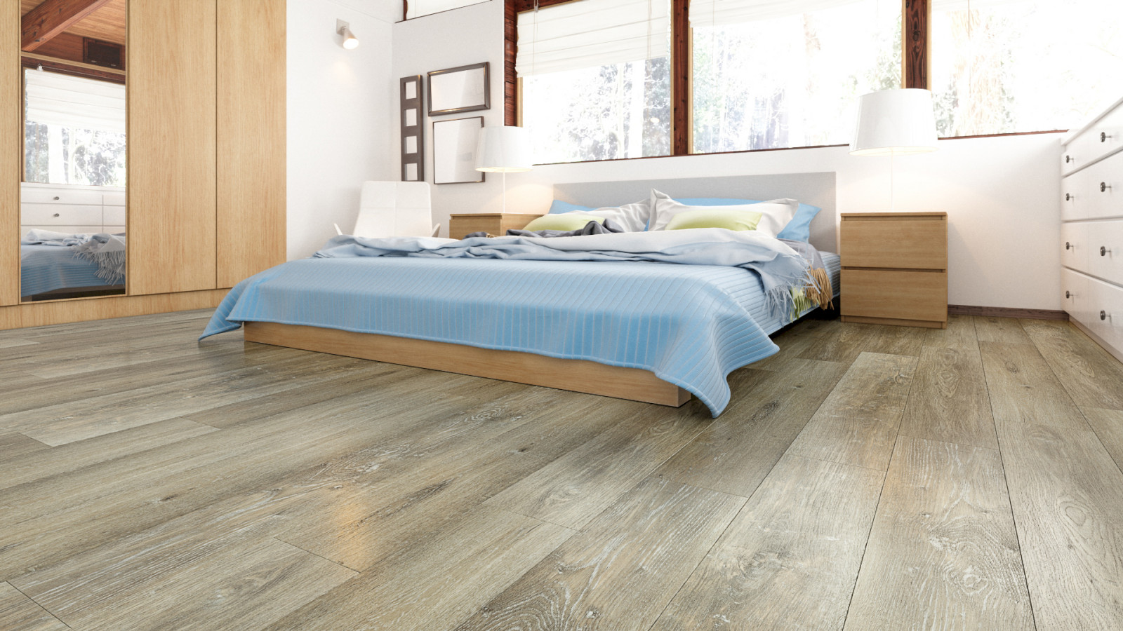 Кварцевый ламинат Fargo в интерьере