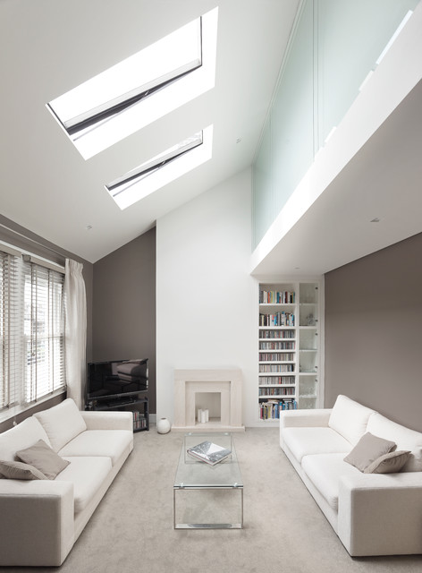 Byrne Road, London contemporary-vardagsrum