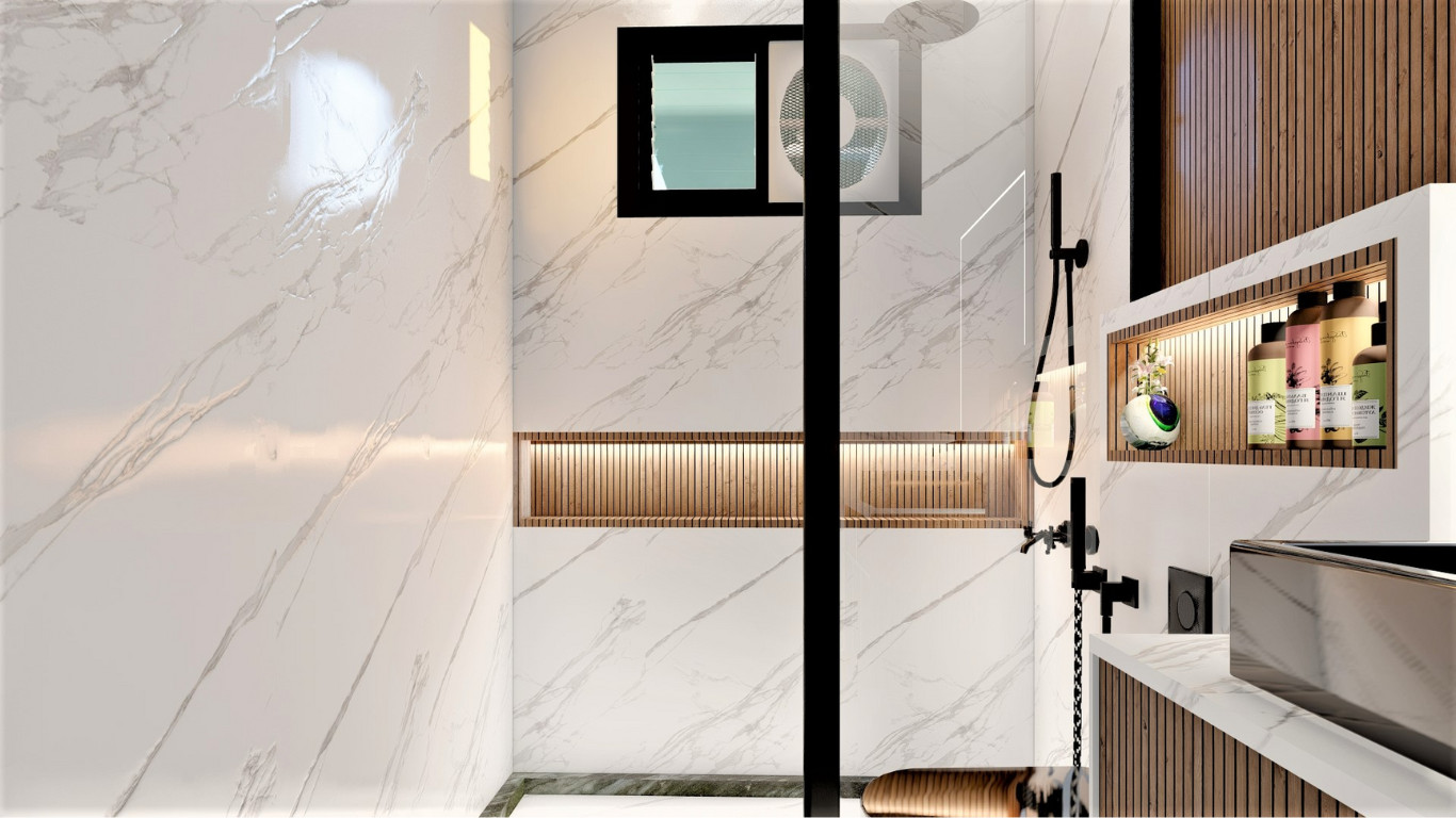 Sleek Bathroom Design Renovation in Harpenden