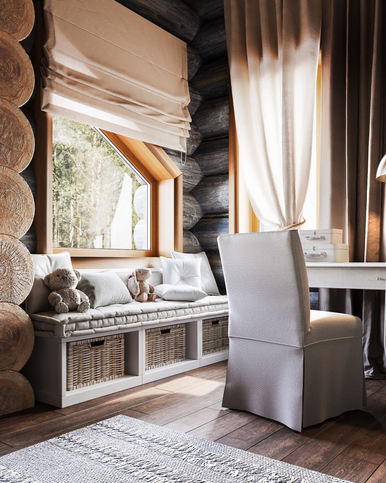 Дом из кело. Спальня младшей девочки