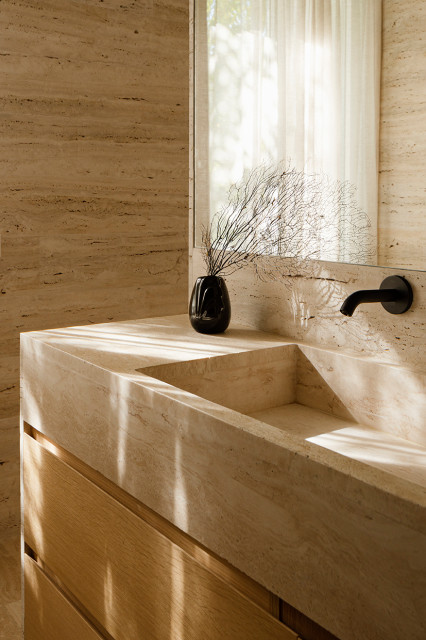 Casa del Berro mediterran-badezimmer