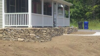 Inspiration for a rustic home design remodel in Bridgeport