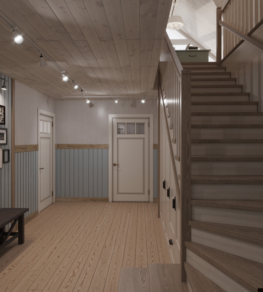 Загородный дом с мансардой