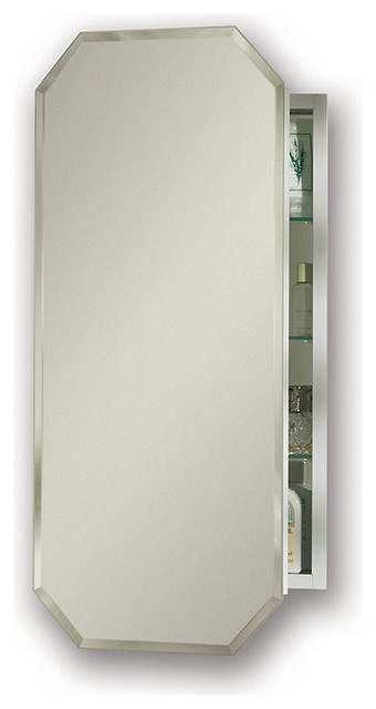 Metro Octagon 15 X 31 1 4 Medicine Cabinet Modern Medicine Cabinets By Luxury Bath Collection