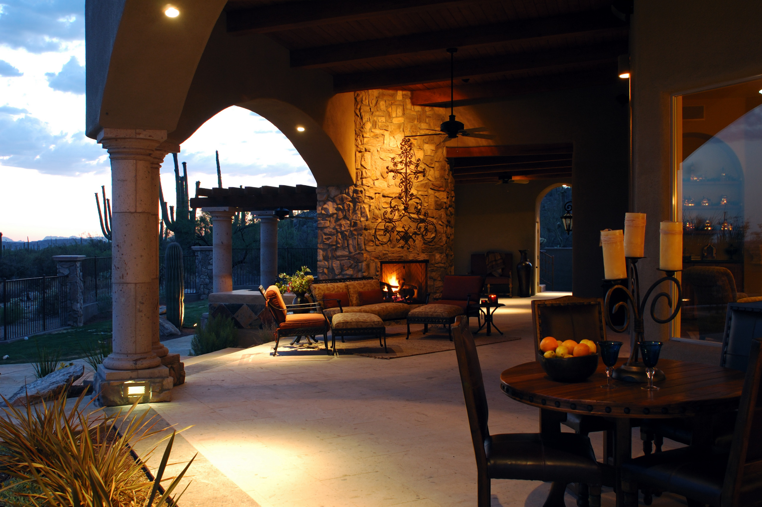 Spanish Colonial Outdoor LIving