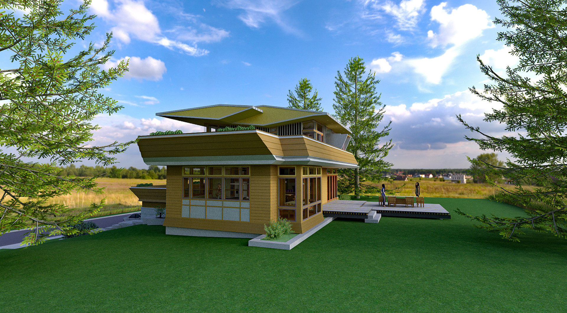 'Shooting Stars' Unbuilt Projects: The Eder Residence