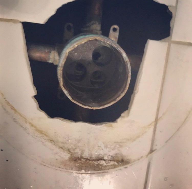 Crooked Shower Valve What's Going On??