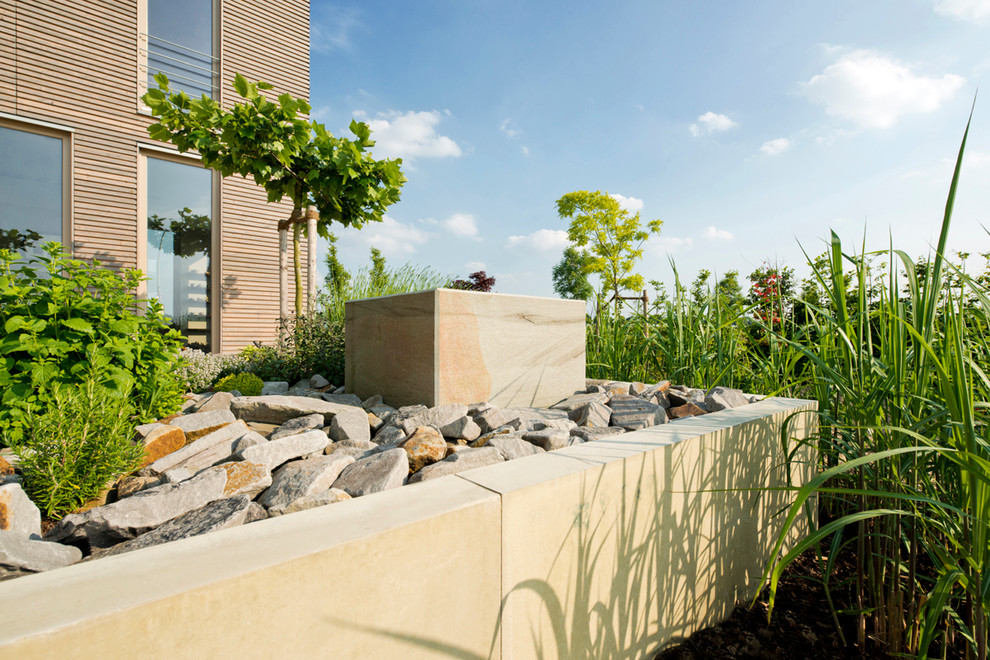 Moderne Terrasse in Düsseldorf
