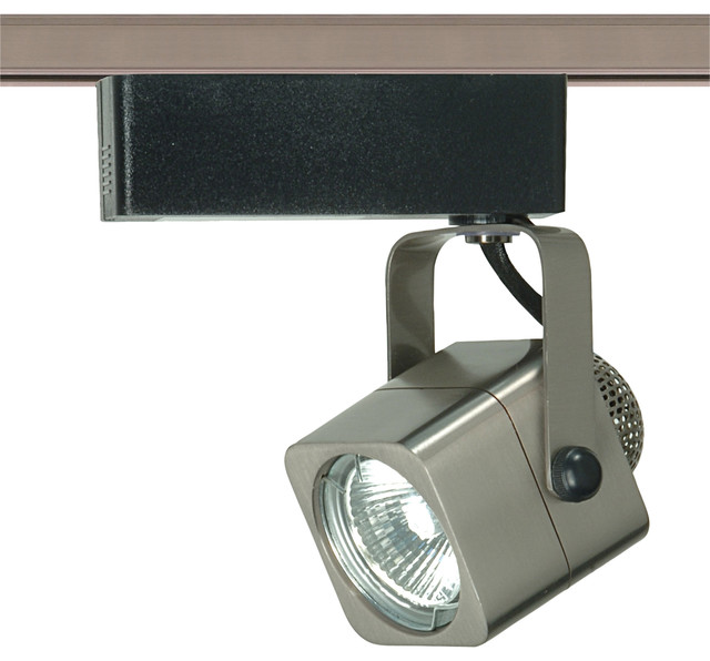Nuvo Track Lighting 1Light Halogen Track Light Fixture, Brushed Nickel