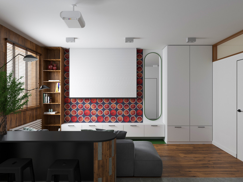 Квартира-студия. Кухня-гостиная