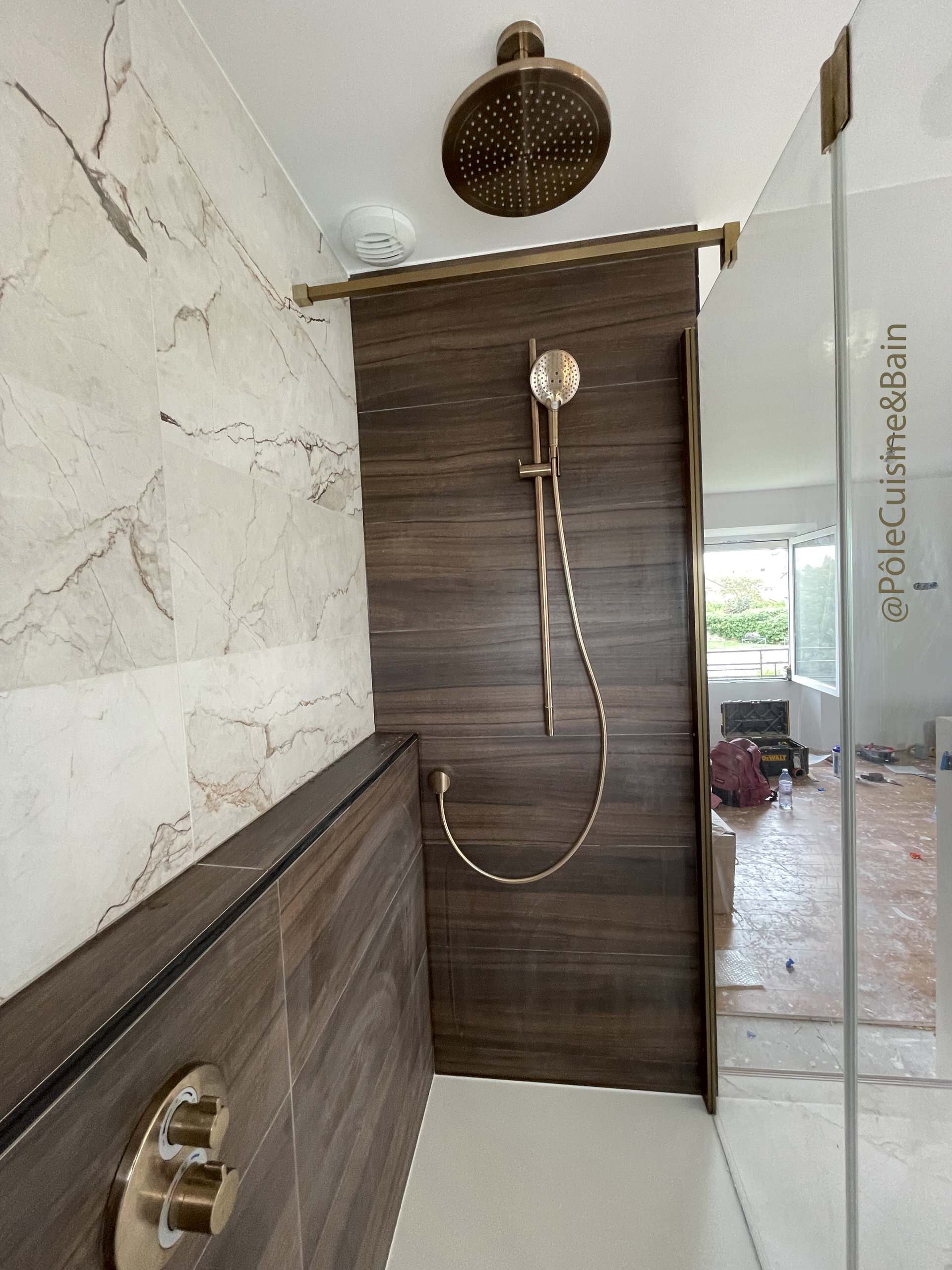 SALLE D'EAU: création dans une chambre parentale de 25m²