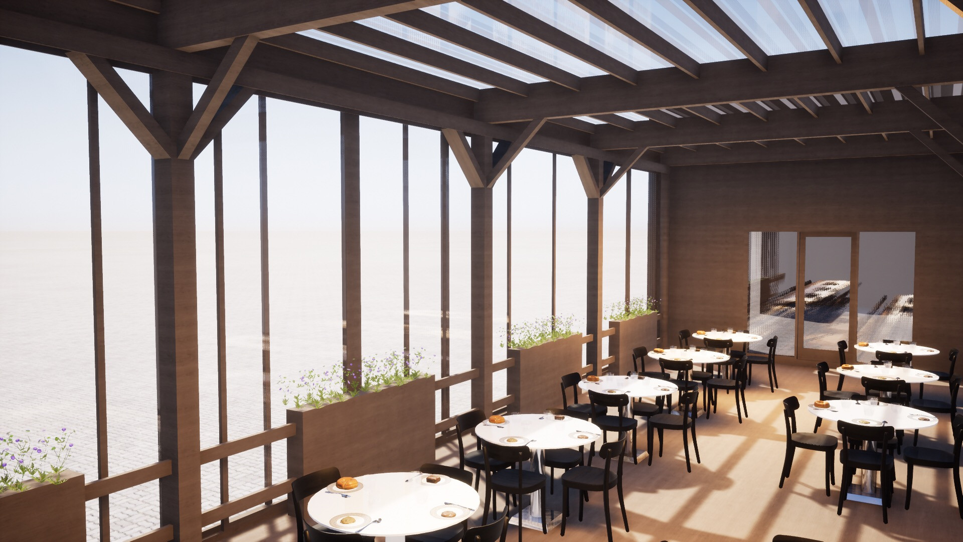 Exterior Patio for a Restaurant