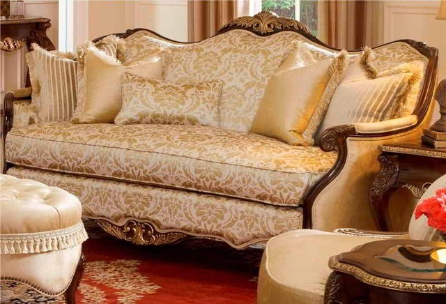 AICO Furniture - Imperial Court Wood Trim Sofa - AIC-79815-CHPGN-40