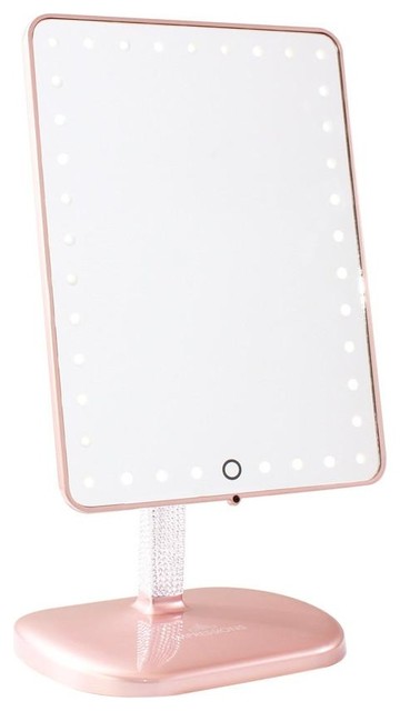 Touch Pro Led Makeup Mirror With Bluetooth Speakerphone And Usb Touch Pro Led Makeup Mirror With
