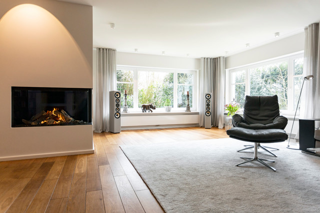 Wohnbereich Modernisierung Einfamilienhaus - Minimalistisch