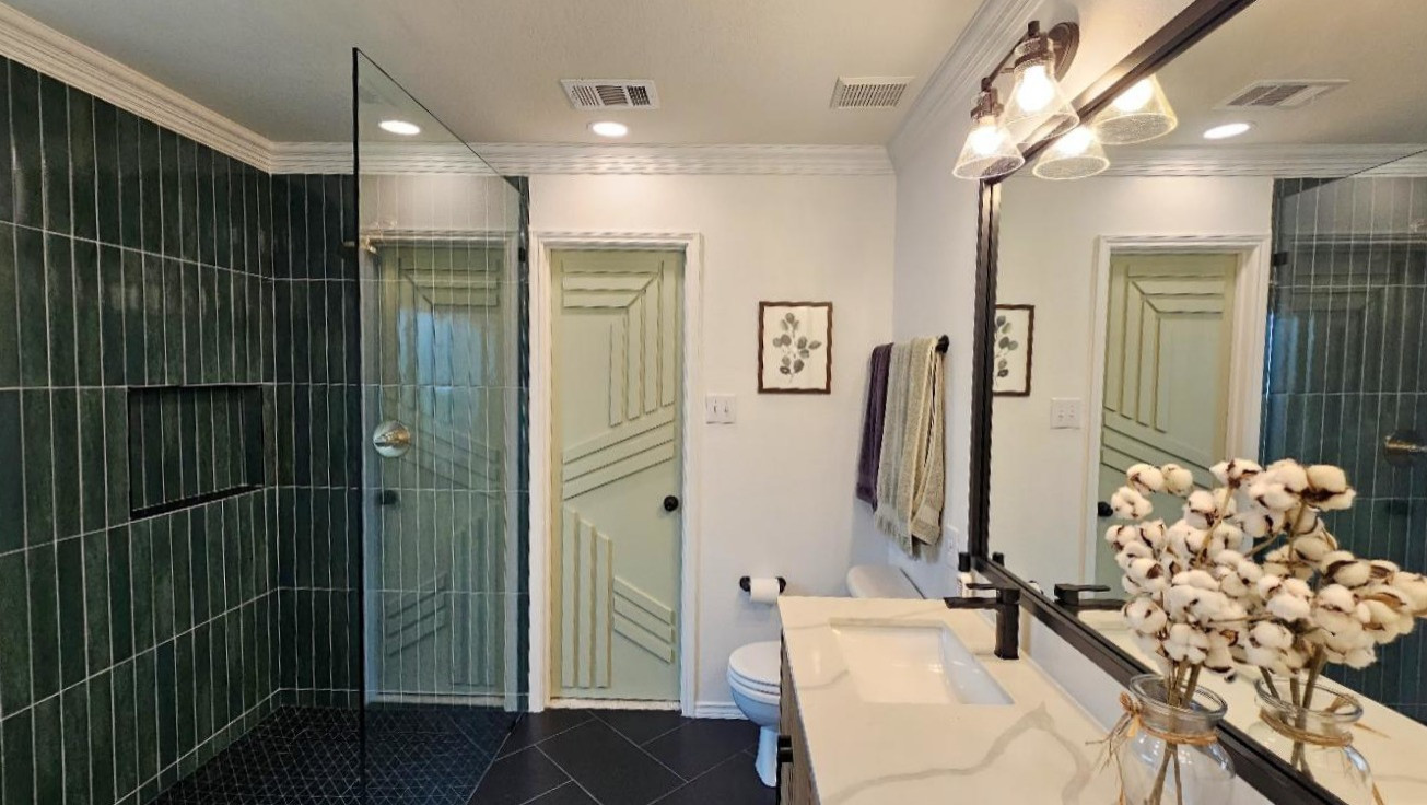 McKinney TX - Elizabeth Full Maste Bathroom Remodeling