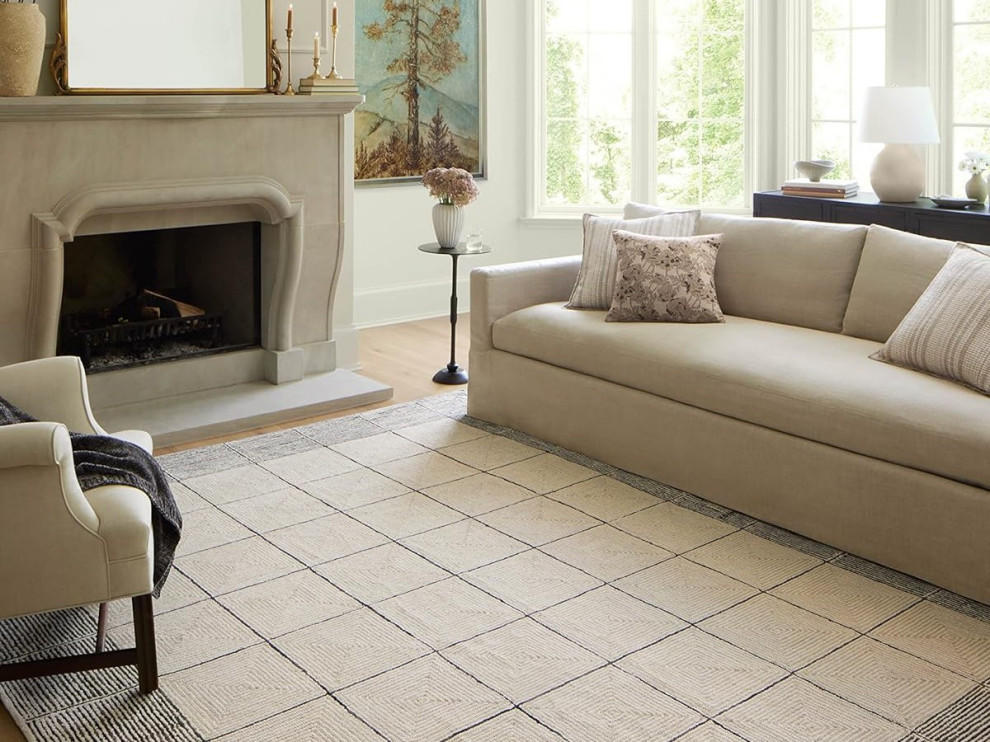 Loloi Chris Loves Julia Francis Collection FRA-02 Cream/Black