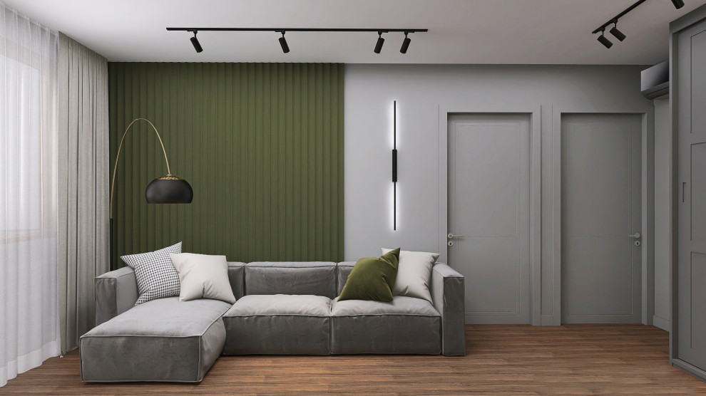 Дизайн-проект трехкомнатной квартиры типа П44Т с перепланировкой