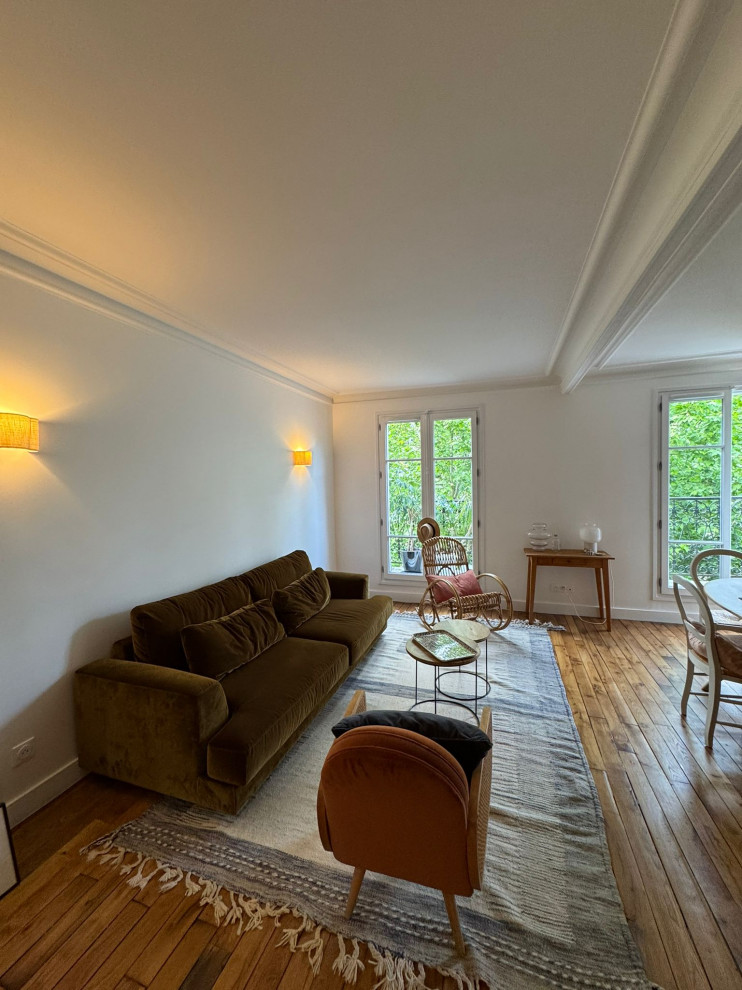 Projet Buttes Chaumont, rénovation d'un appartement de 60m2