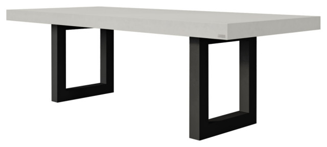 Zen Concrete Dining Table Industrial, Concrete Dining Table