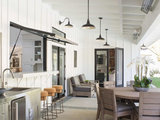 Farmhouse Patio by Mark Langos Interior Design