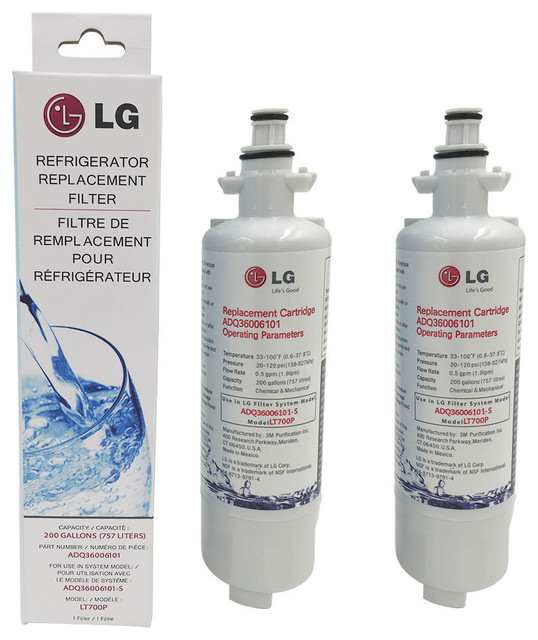 LG LT700P Kenmore 469690 ADQ36006101 Refrigerator Water Filter, Set of