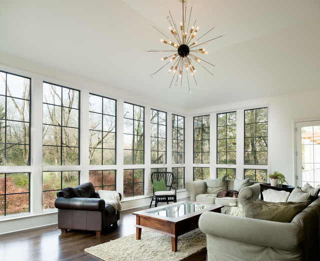 Brookhaven New Home nyklassisk-vardagsrum