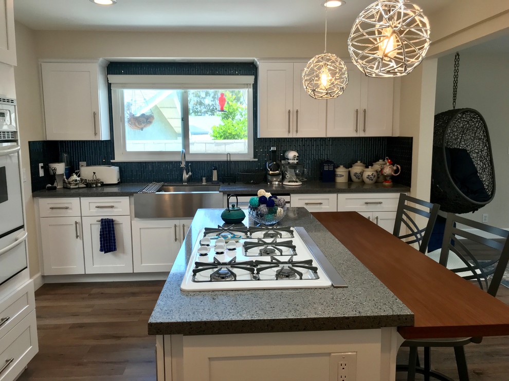 Inspiration for a transitional kitchen remodel in Orange County