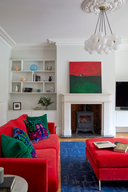 Weybridge- Family Home trendy-dagligstue