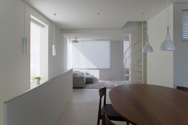 西中延の集合住宅　est moderne-salle-a-manger