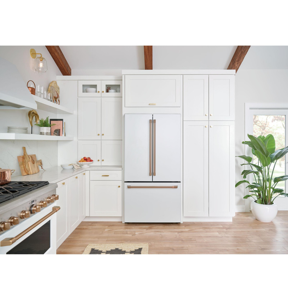 Example of a transitional kitchen design in Omaha